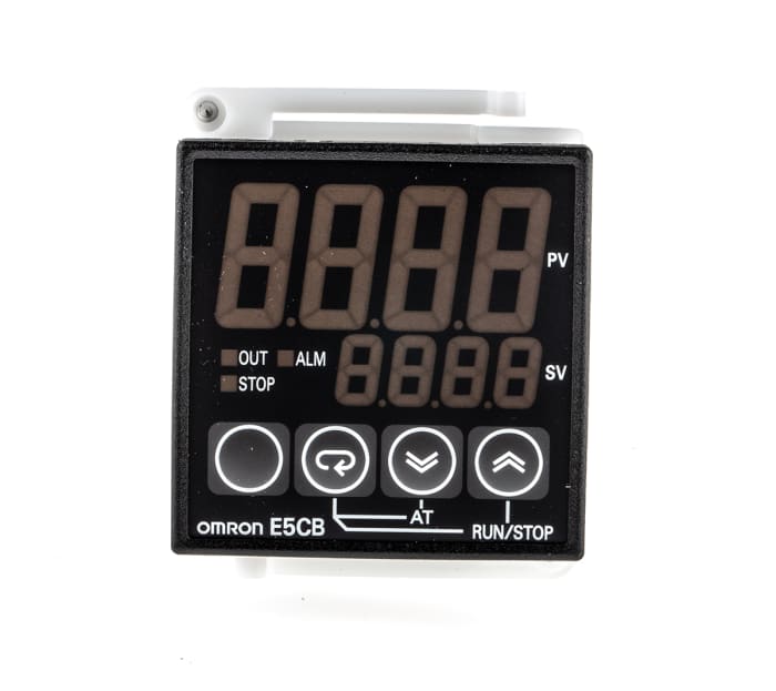 Omron E5CB Panel Mount PID Temperature Controller, 48 x 48mm, 1 Output Relay, 100 → 240 V ac Supply Voltage ON/OFF,