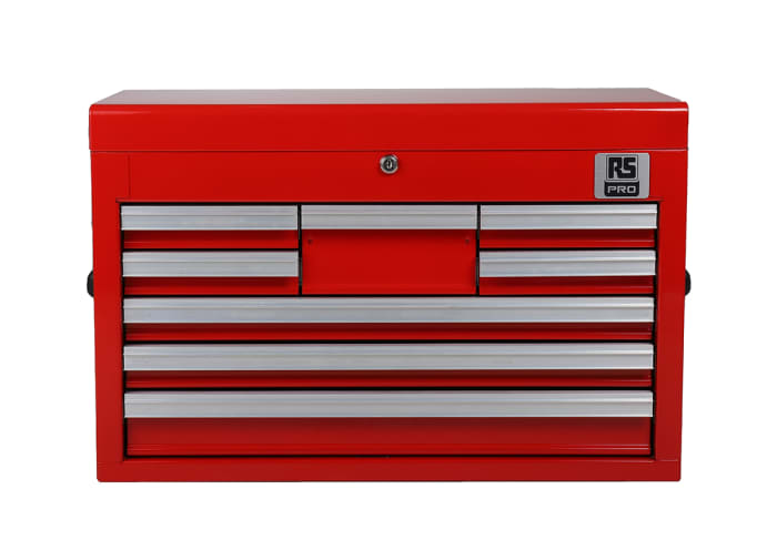 RS PRO 8 Drawer Steel Tool Chest