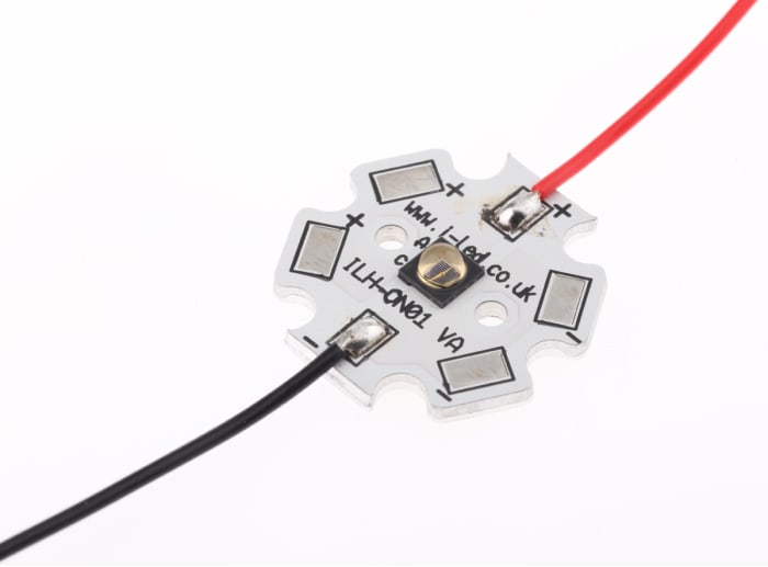 Module LED infrarouge, ILS, ILH-IO01-94SL-SC201-WIR200., 1 LED, CMS, 940nm, 935 mW 990mW
