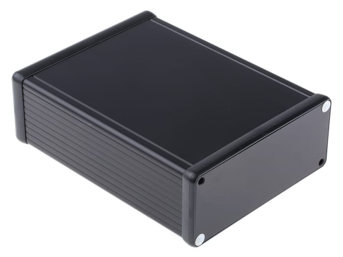 Boîtier Hammond 1455 en Aluminium, 160 x 125 x 52mm, Noir IP54