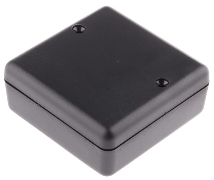 Hammond 1593 Black ABS Enclosure, 66 x 66 x 28mm