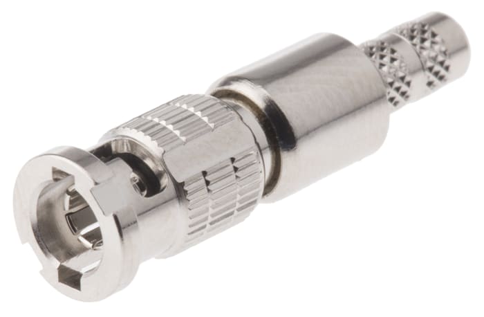 Amphenol RF HD-BNC Series, Plug Cable Mount HD-BNC Connector, 75Ω, Crimp Termination, Straight Body