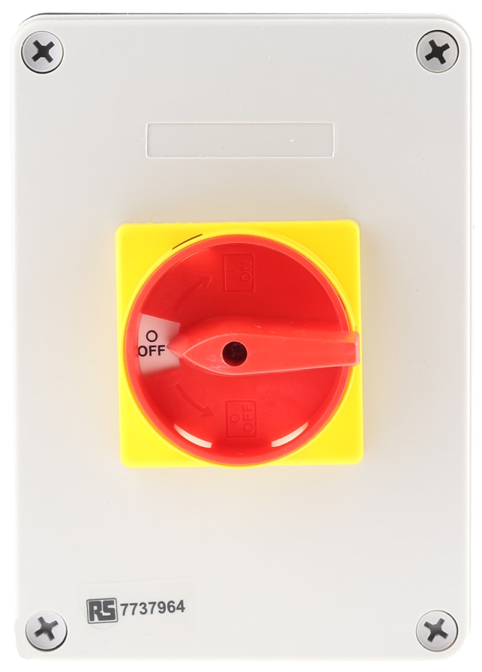 Interrupteur-sectionneur RS PRO, 4 P, 32A, 690V c.a.