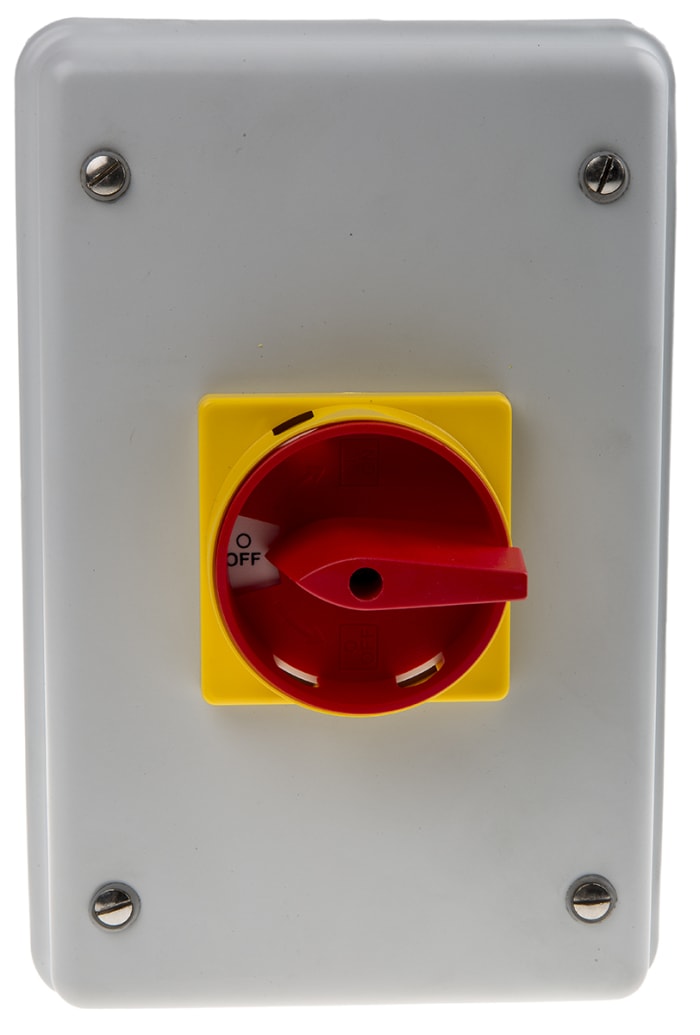 RS PRO 3P Pole Panel Mount Isolator Switch - 63A Maximum Current, 18.5kW Power Rating, IP54