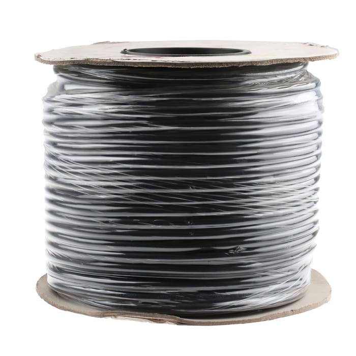 Cable de alimentación H07RN-F RS PRO de 3 núcleos, 1.5 mm², Ø ext. 10.1mm, long. 100m, 450 V, 750 V / 18 A, funda de
