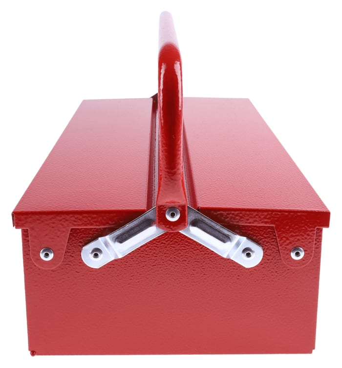 RS PRO RS PRO Barn Style Metal Tool Box, 450 x 215 x 130mm 7739348