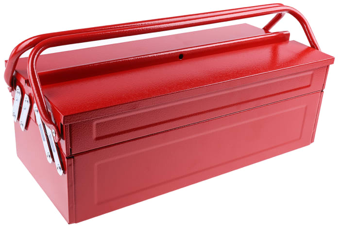 RS PRO Metal Tool Box, 450 x 200 x 450mm