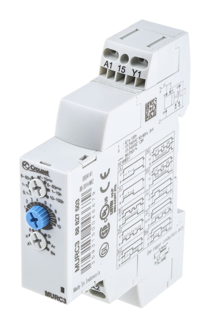 88827503 Crouzet Crouzet SPDT Multi Function Timer Relay