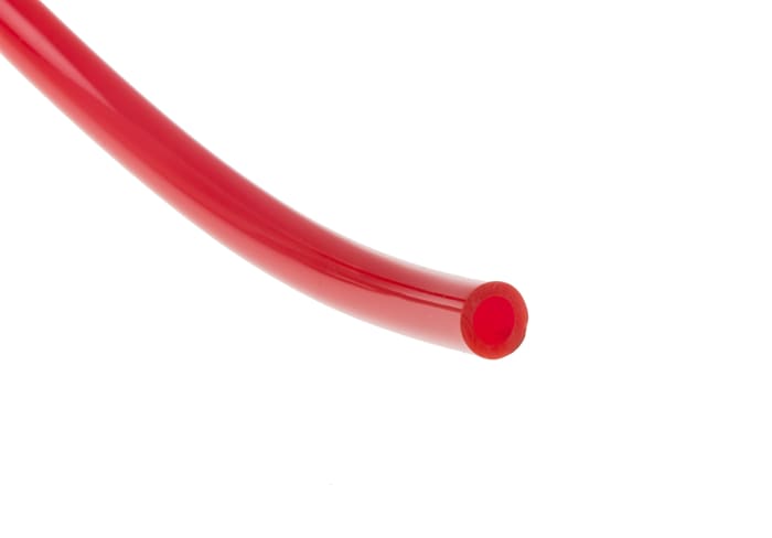 Tuyau à air comprimé RS PRO, 8mm x 5mm x 30m Rouge en Polyuréthane