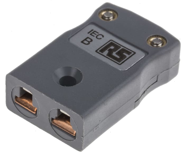 RS PRO Miniature Thermocouple Connector for Use with Type B Thermocouple, 4mm Probe, IEC, RoHS Compliant Standard