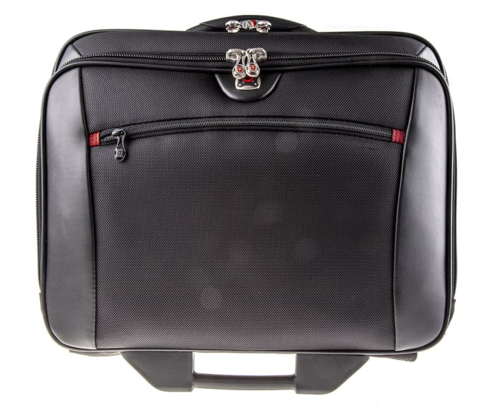 Pouzdro na notebook, model: Protomác, Černá, Nylon, 17in, Kufřík na kolečkách, 254 x 393.7 x 431.8mm