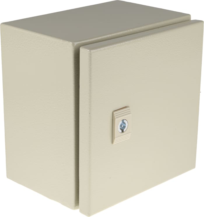 RS PRO Steel Wall Box, IP66, 200 mm x 200 mm x 150mm