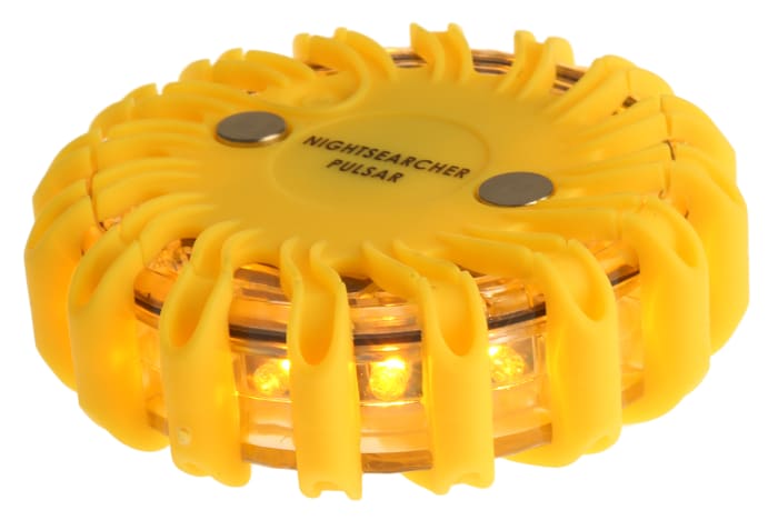 Balise clignotante à LED Jaune Nightsearcher série Pulsar, 3,7 V