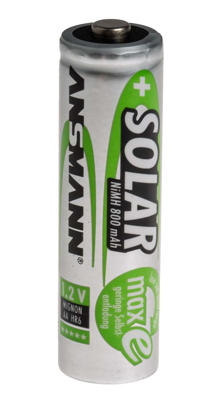 Piles rechargeables AA 800mAh Ansmann, NiMH, 1.2V