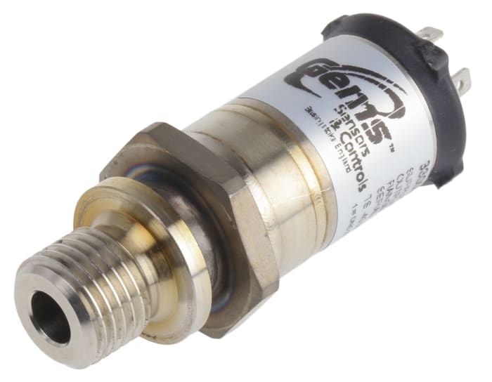 Gems Sensors Pressure Sensor, 0bar Min, 6bar Max, Analogue Output, Gauge Reading