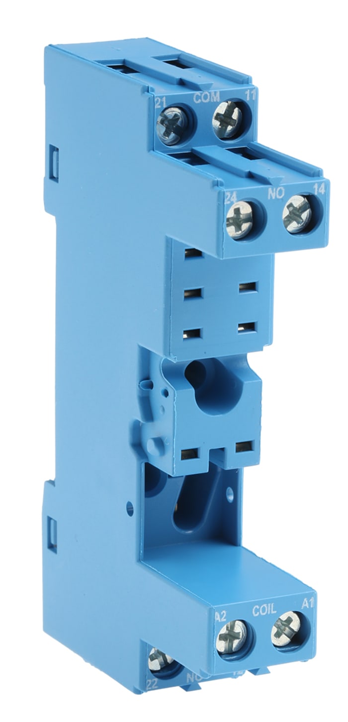 95.85.3SMA Finder | Finder 95 8 Way 250V ac DIN Rail Relay Socket, for ...