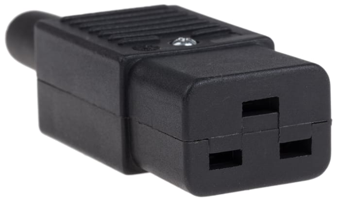 Connecteur IEC Femelle C19 RS PRO, Montage sur câble, 16A, fusibles