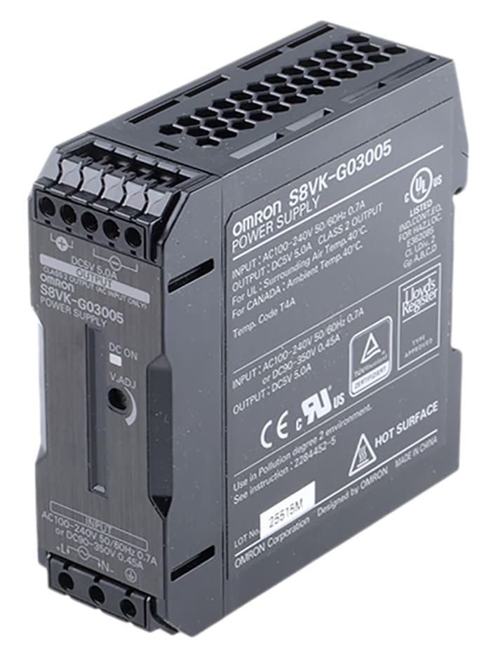 Omron S8VKG03005 Источник питания для монтажа на панель и DIN-рейку