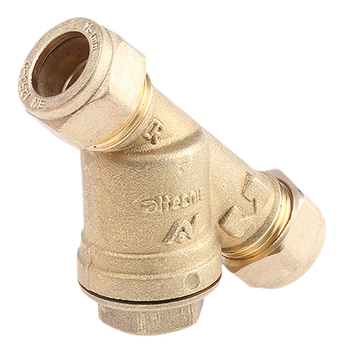 Altecnic, 15 mm Compression Brass Y Strainer