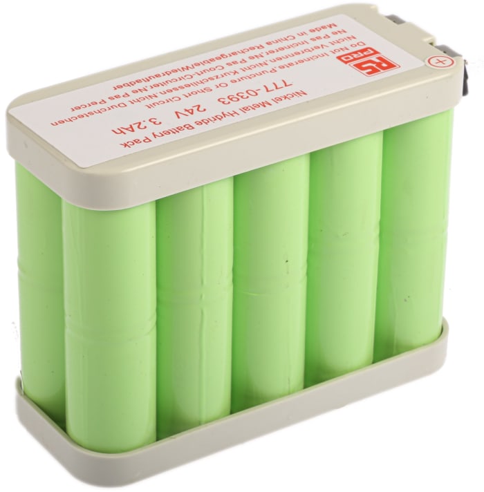 PRO | Batería recargable NiMH, 3.2Ah, 20 celdas C, terminal tipo lengüeta | | RS Components