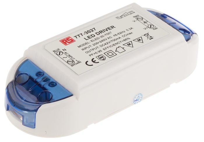 RS PRO, 26 → 42V Output, 30W Output, 700mA Output, Constant Current