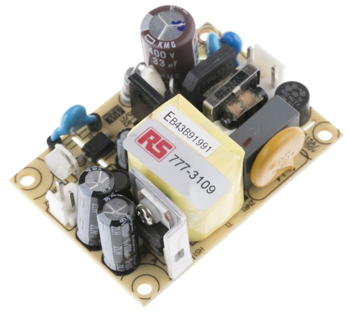 Fuente de alimentación conmutada MEAN WELL, 5V dc, 3A, 15W, 1 salida, Montaje en panel