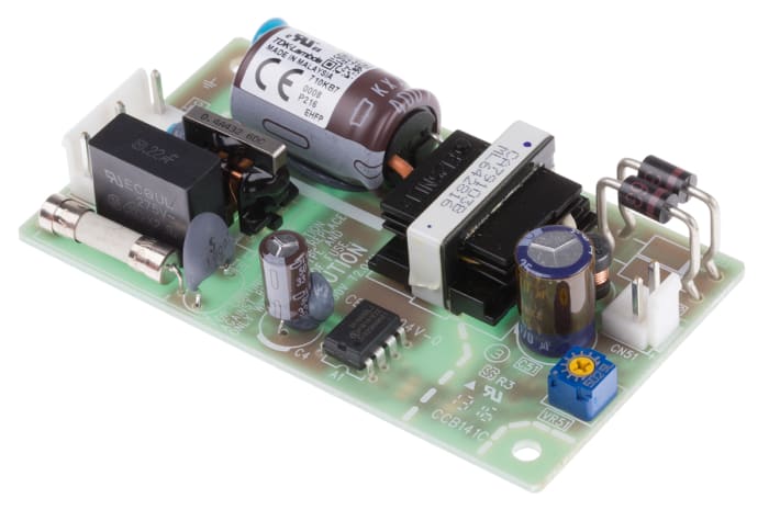 TDK-Lambda Switching Power Supply, ZWS15B-12, 12V dc, 1.3A, 15.6W, 1 Output, 120 → 370 V dc, 85 → 265 V