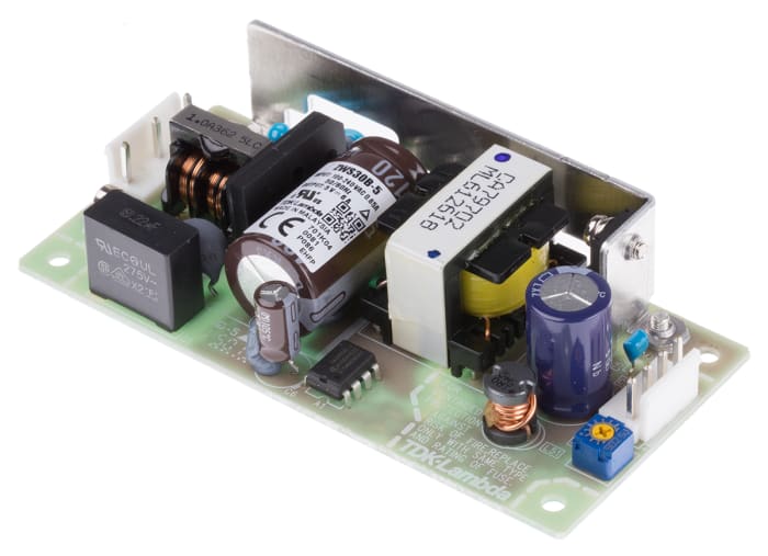 TDK-Lambda Switching Power Supply, ZWS30B-5, 5V dc, 6A, 30W, 1 Output, 120 → 370 V dc, 85 → 265 V ac