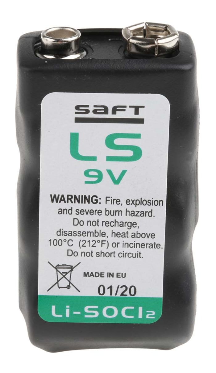 Saft LS 9V - 9 Volt Primary Lithium Cell