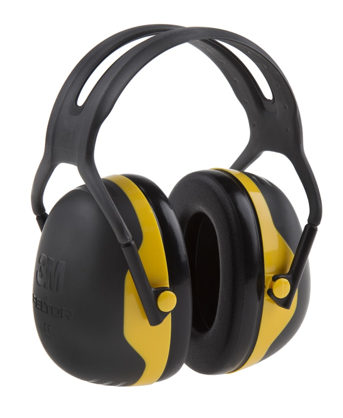 3M PELTOR X2A Ear Defender with Headband, 31dB, Black, Yellow