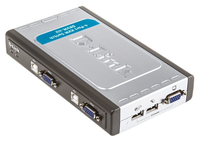 D-Link 4 Port USB VGA KVM Switch, 2048 x 1536 Maximum Resolution