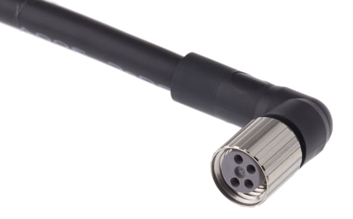 Cable de conexión Omron, con. A M8 Hembra, 4 polos, con. B Sin terminación, long. 2m, 125 Vdc, IP67