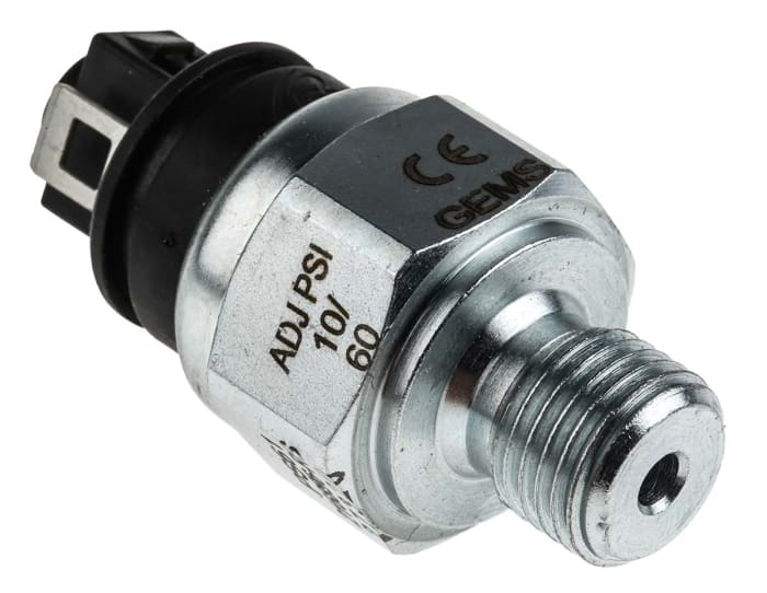 75-275 psi Range SPST N.O Pack of 10 Spade Terminal Gems PS61-30-6MSZ-A-SP Series PS61 OEM Subminiature Pressure Switch 9/16-18 SAE Male Steel Fitting Circuit 75-275 psi Range SPST N.O Pack of 10 Spade Terminal Gems PS61-30-6MSZ-A-SP Series PS61 OEM Subminiature Pressure Switch 9/16-18 SAE Male Steel Fitting Circuit