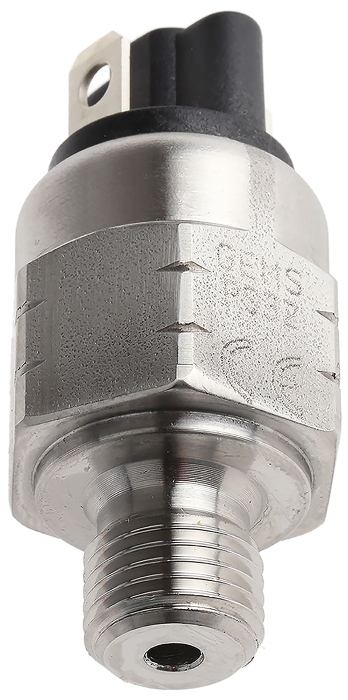 Gems Sensors Air Pressure Switch, SPST-NO 5 → 25psi, 42 V dc, BSP 1/4 process connection
