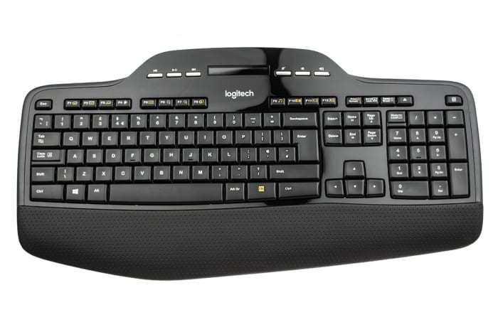 920-002429 Logitech | Logitech Wireless Keyboard and Mouse Set, QWERTY,  Black (Keyboard), Black/Grey (Mouse) | 779-8767 | RS Components