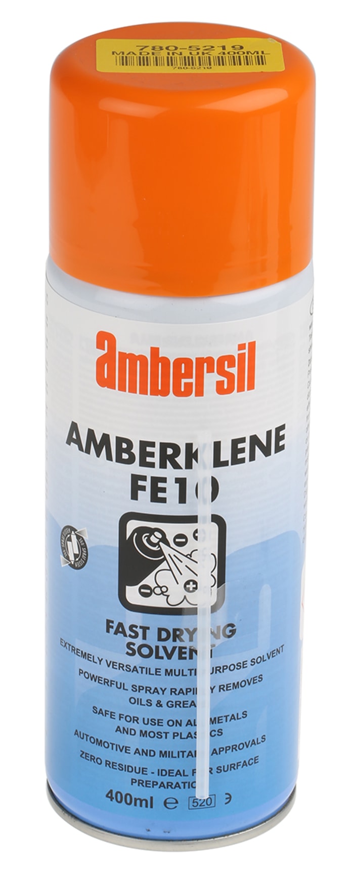 Dégraissant Ambersil pour Dégraissage, 400 ml, Séchage rapide