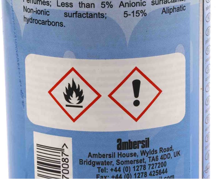 Ambersil - Amberclens - Anti-Static Foaming Cleaner - [AB-31592-AA - View #10