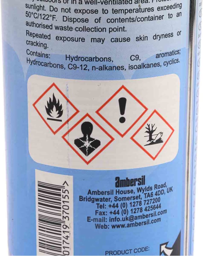 31554AC Ambersil Ambersil 400 ml Aerosol Solvent Based Degreaser