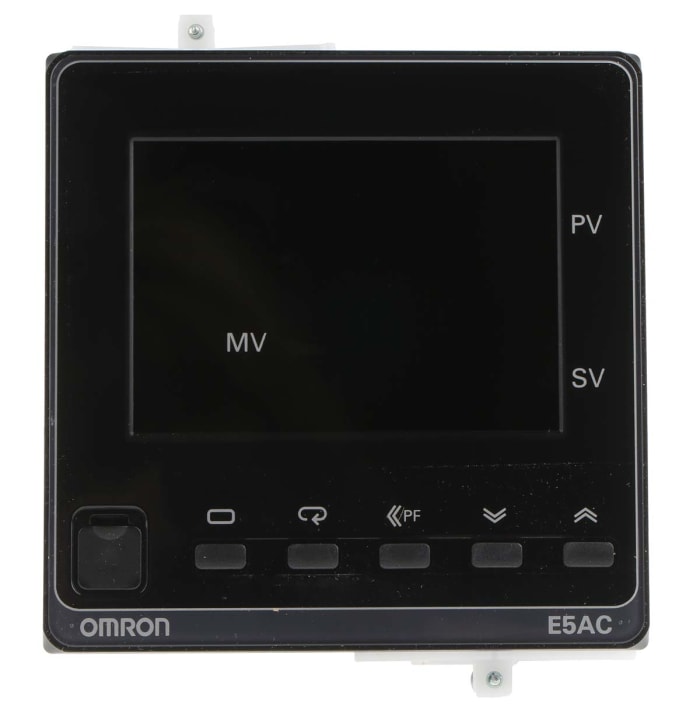 Omron E5AC Panel Mount PID Temperature Controller, 96 x 96mm, 1 Output Linear, Analogue, 4-20 mA, 100 → 240 V ac Supply
