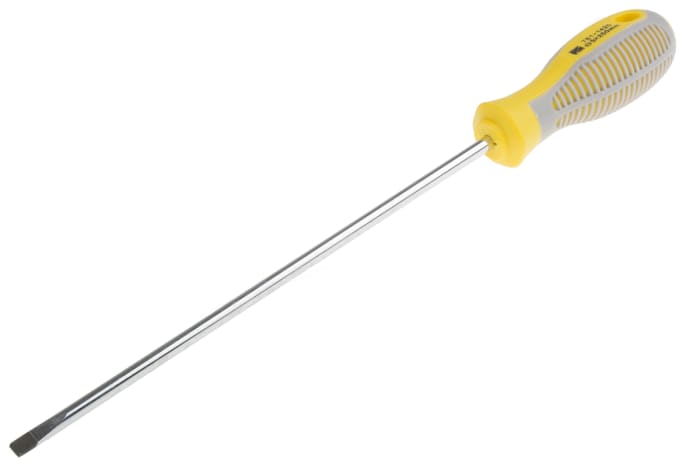 RS PRO Flat Screwdriver, 5 mm Tip, 200 mm Blade, 293 mm Overall