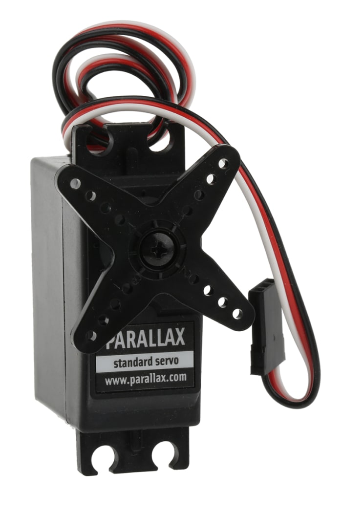 Parallax Inc 4 → 6 V 140 mA Servo Motor, 27 Ncm Max Output Torque