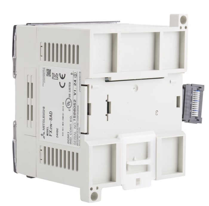 FX2N-8AD Mitsubishi Mitsubishi PLC Expansion Module for Use with FX2N  Series, Analogue, Digital 781-6912 RS Components