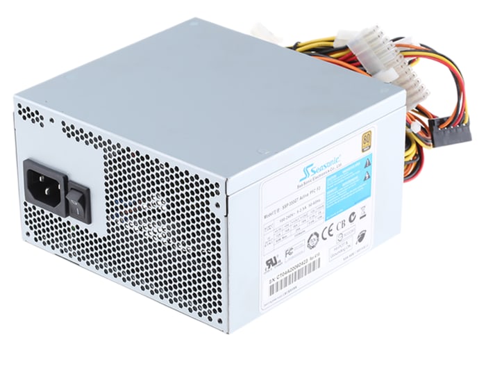 Alimentation PC Seasonic, 350W, -12 V, 3.3 V, 5 V, 12 V, 220V, 5 sorties