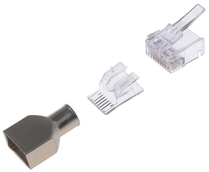 TE Connectivity Male RJ45 Connector, Cat6