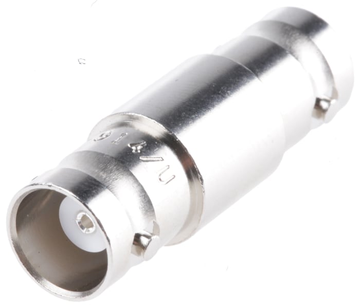 TE Connectivity Straight 50Ω RF Adapter BNC Socket to BNC Socket