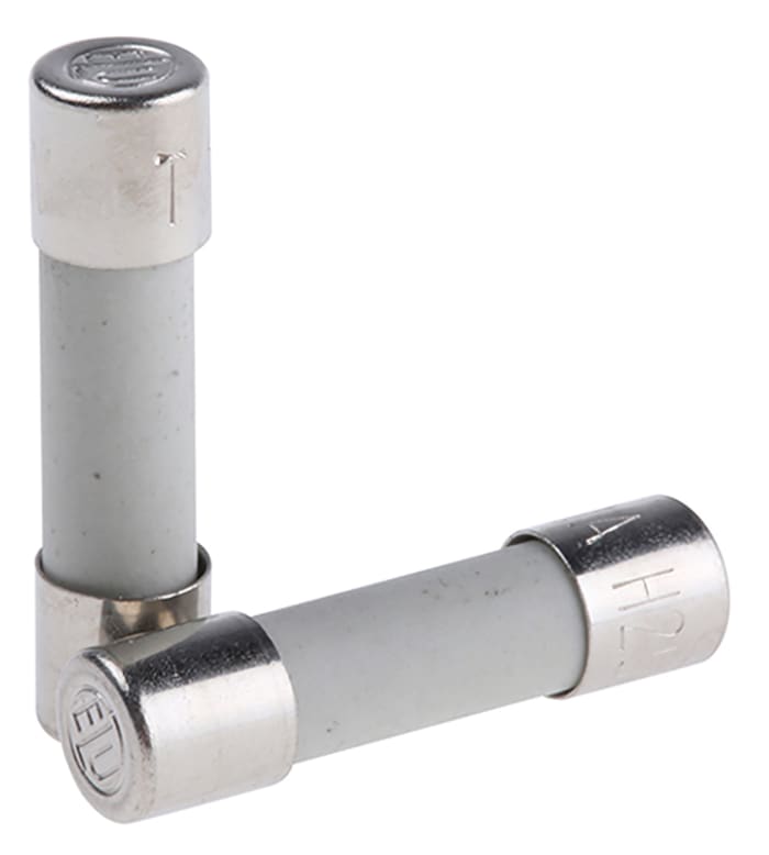 SIBA 10A T Ceramic Cartridge Fuse, 5 x 20mm