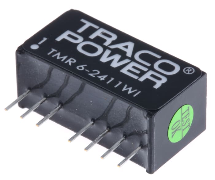 TRACOPOWER TMR 6WI DC-DC Converter, 5V dc/ 1.2A Output, 18 → 36 V dc Input, 6W, Through Hole, +65°C Max Temp