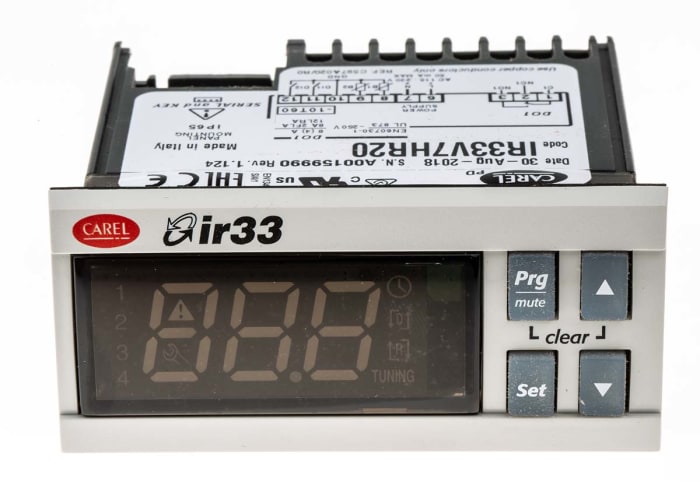 carel ir33 pid sicaklik kontrol cihazi 4 cikisli role 115 230 v ac 76 2 x 34 2mm