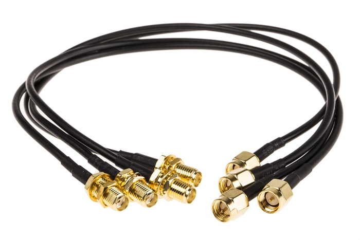 LPRS Coaxial Cable Assembly, 324mm, RG174 Coaxial, Unterminated