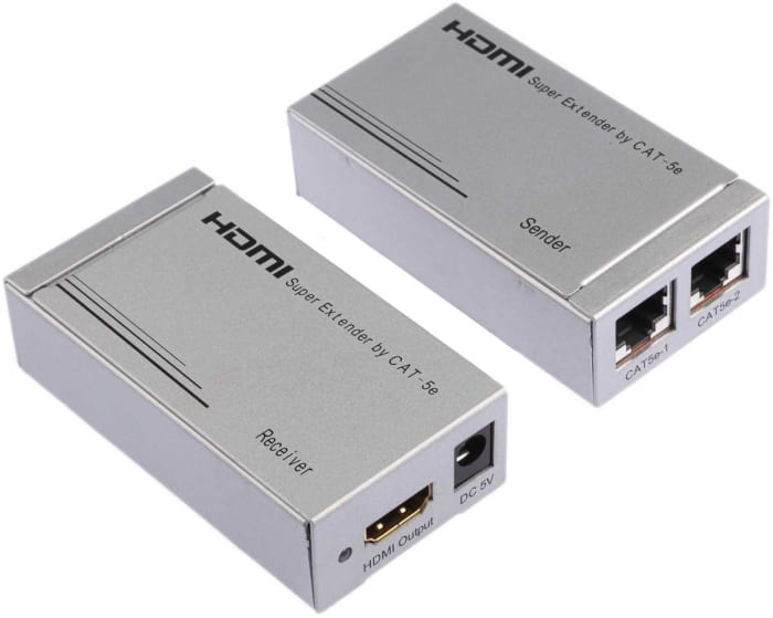 NewLink HDMI over CATx Extender Pair 50m, 1920 x 1080 Maximum Resolution